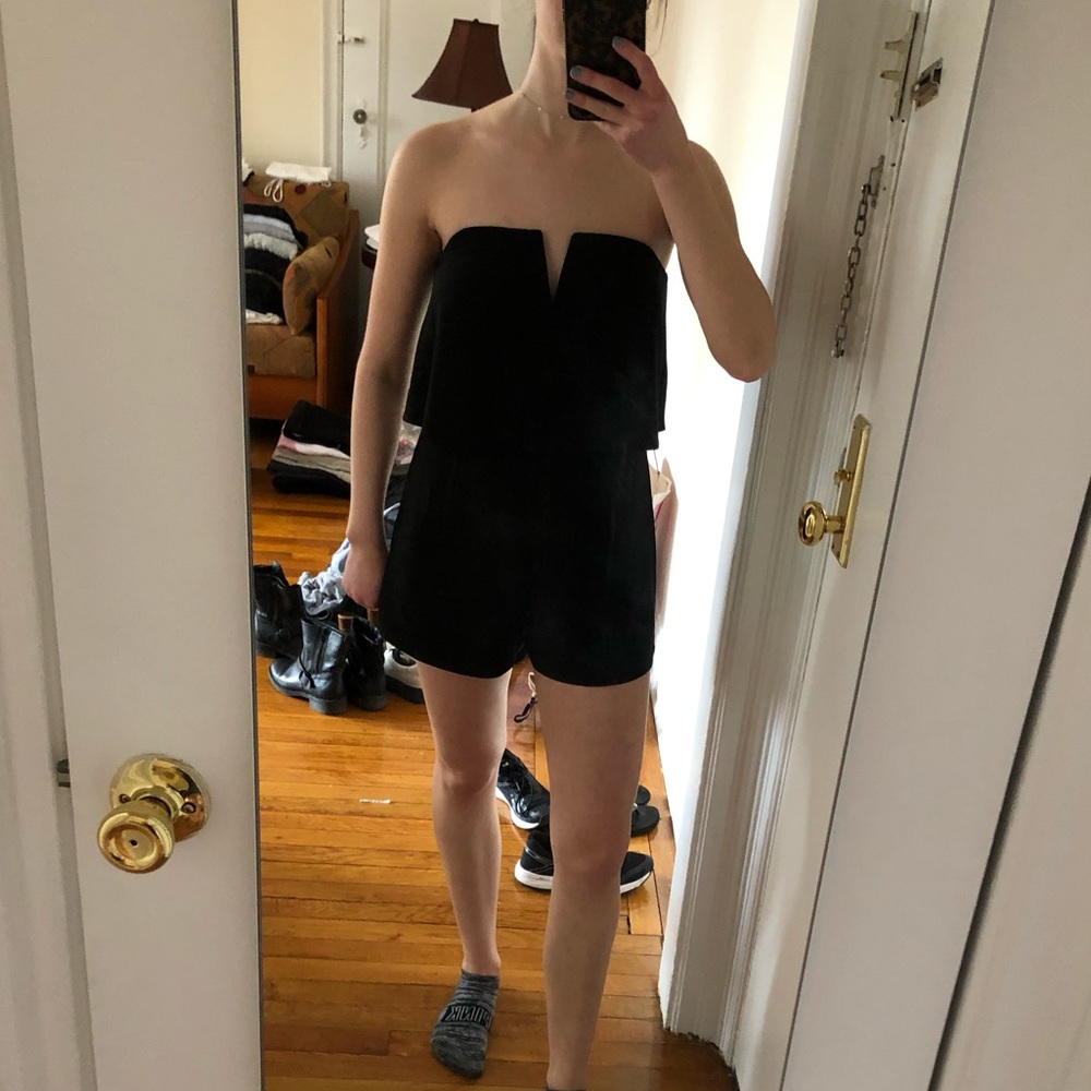 Strapless Romper